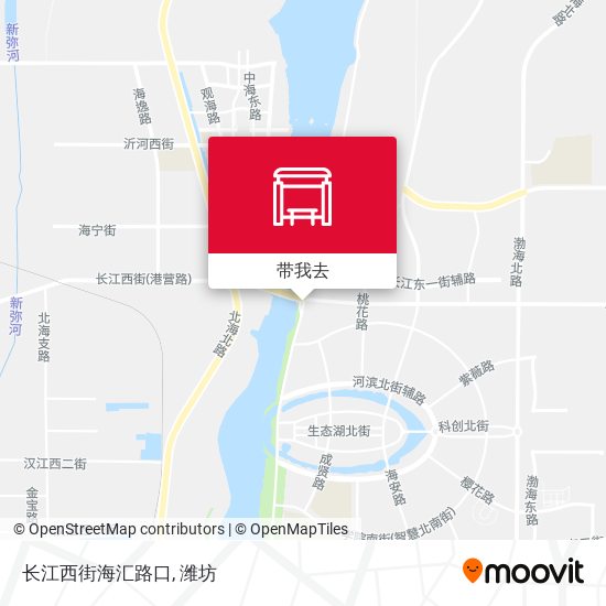 长江西街海汇路口地图