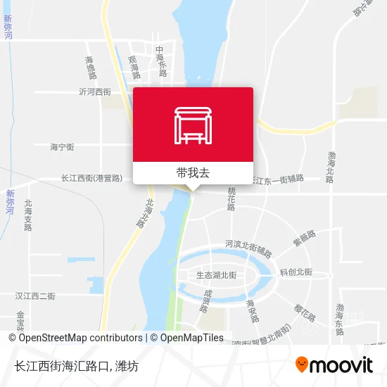 长江西街海汇路口地图