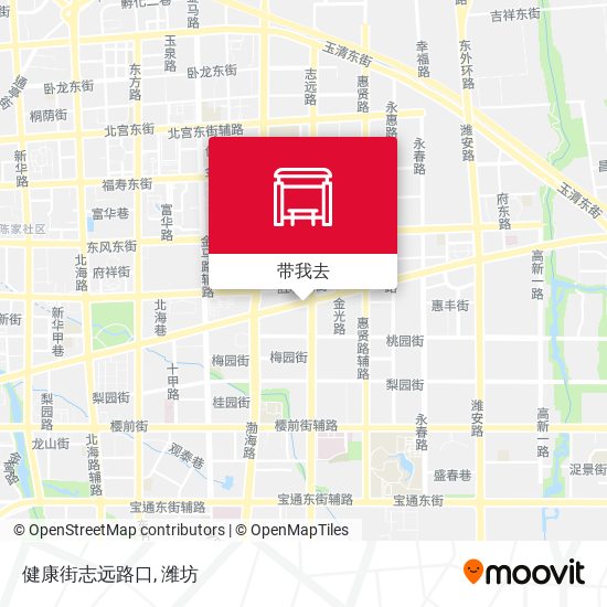 健康街志远路口地图