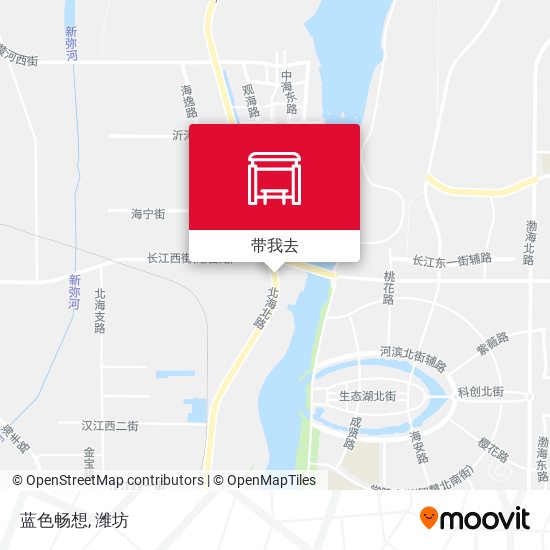 蓝色畅想地图