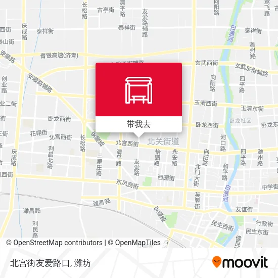 北宫街友爱路口地图