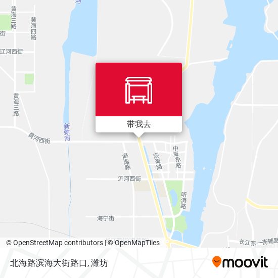 北海路滨海大街路口地图