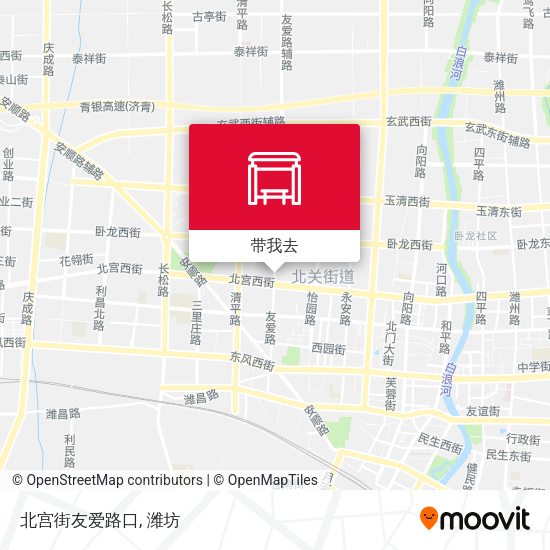 北宫街友爱路口地图