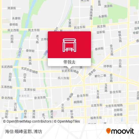海信·顺峰蓝郡地图