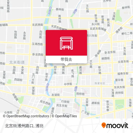 北宫街潍州路口地图