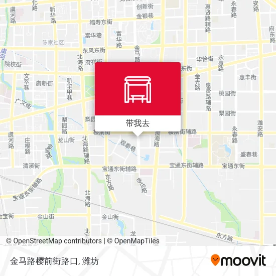 金马路樱前街路口地图