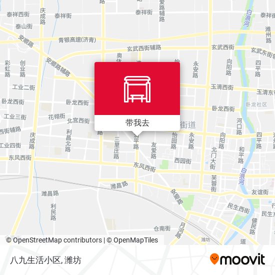 八九生活小区地图