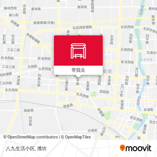 八九生活小区地图