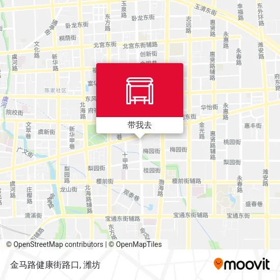 金马路健康街路口地图