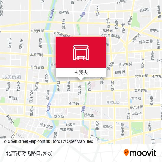 北宫街鸢飞路口地图