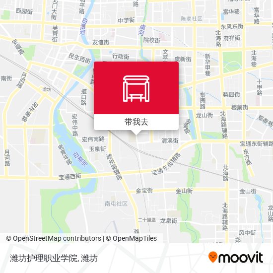 潍坊护理职业学院地图