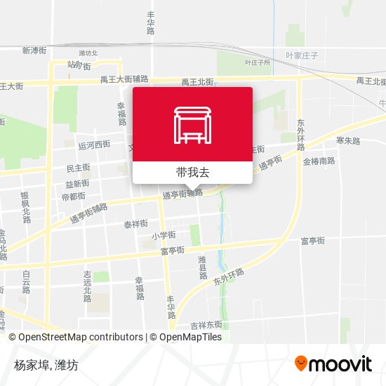杨家埠地图