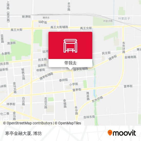 寒亭金融大厦地图