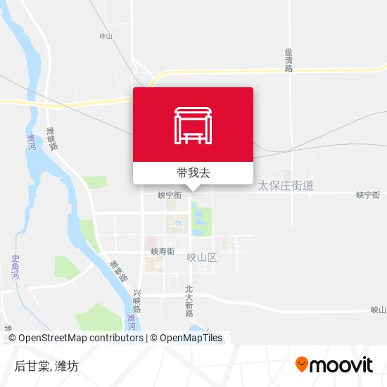 后甘棠地图