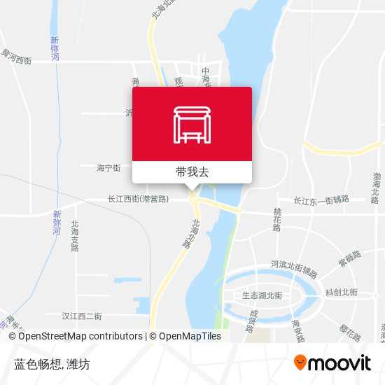蓝色畅想地图