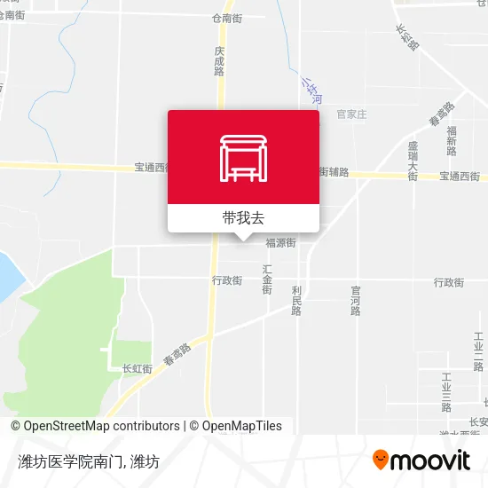 潍坊医学院南门地图
