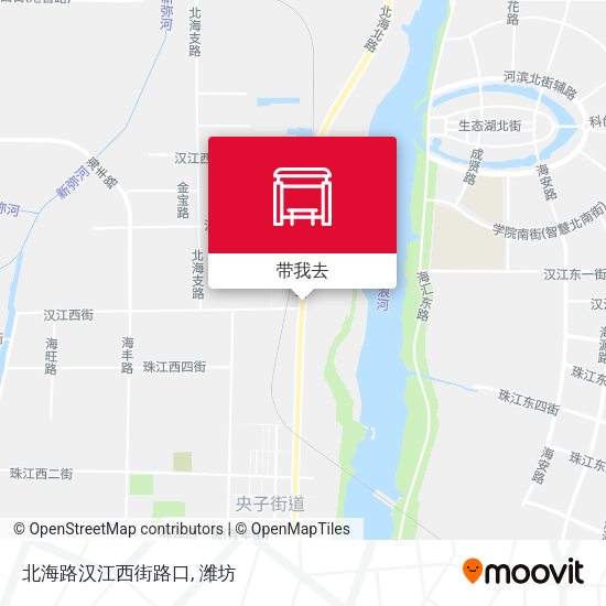 北海路汉江西街路口地图