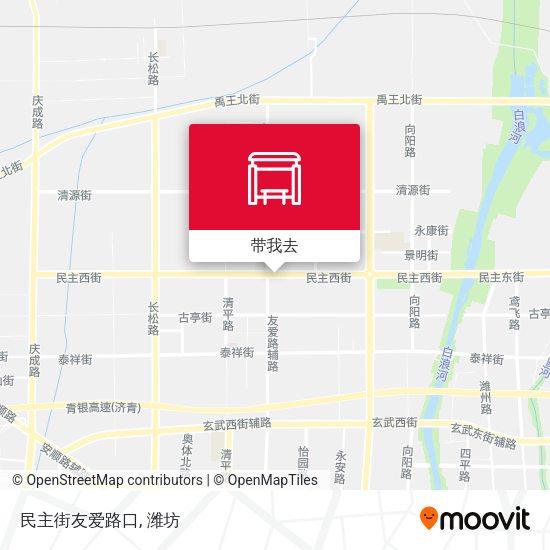 民主街友爱路口地图