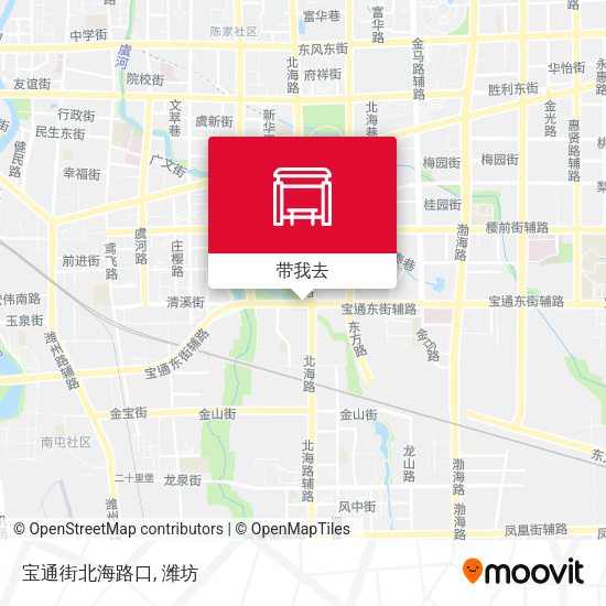 宝通街北海路口地图
