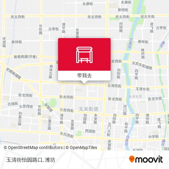 玉清街怡园路口地图