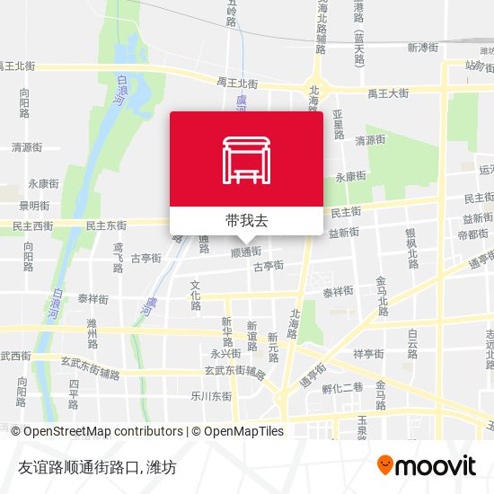 友谊路顺通街路口地图