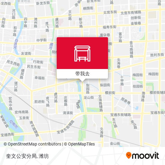 奎文公安分局地图