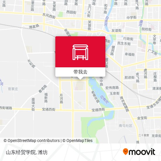 山东经贸学院地图