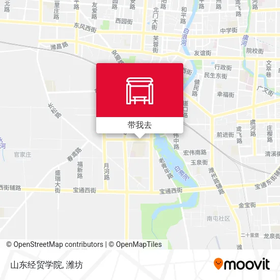 山东经贸学院地图