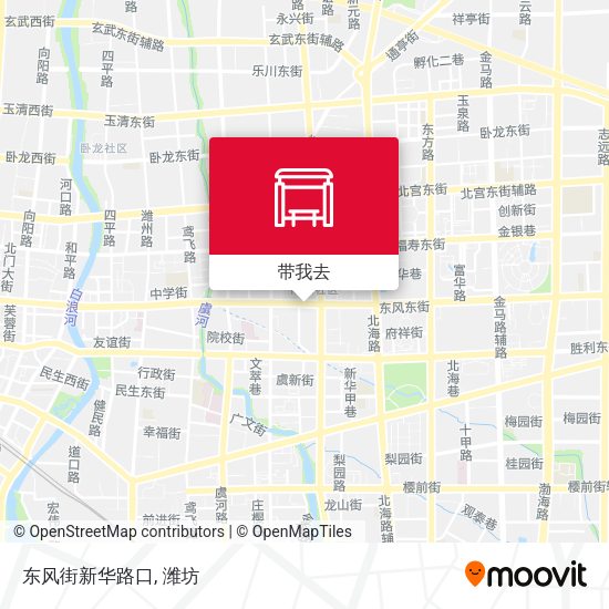 东风街新华路口地图