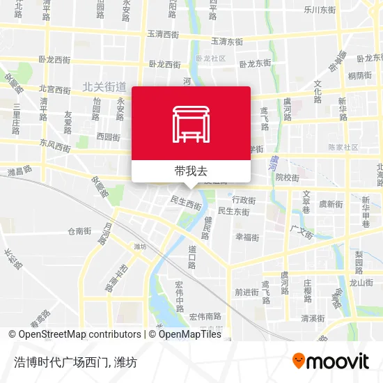 浩博时代广场西门地图