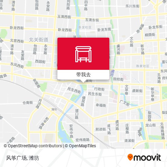 风筝广场地图