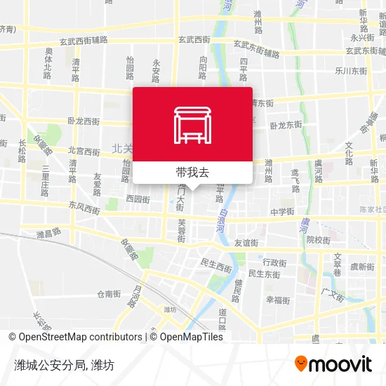 潍城公安分局地图