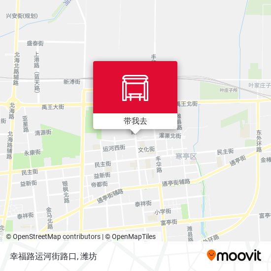 幸福路运河街路口地图