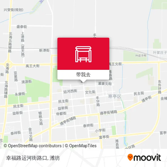 幸福路运河街路口地图