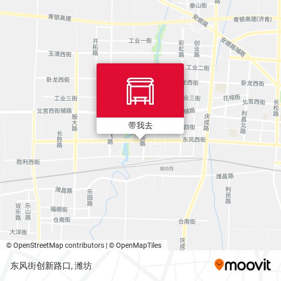 东风街创新路口地图
