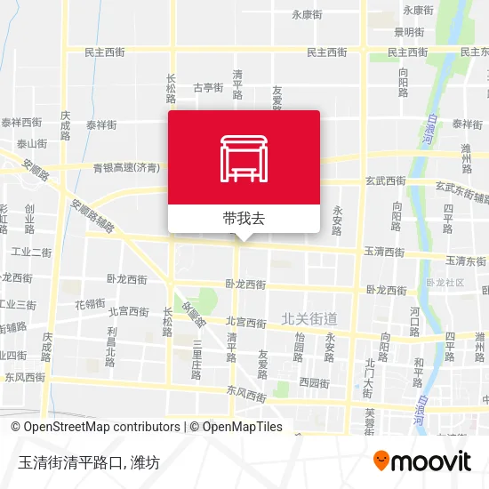 玉清街清平路口地图