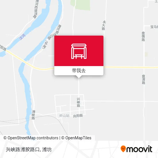 兴峡路潍胶路口地图