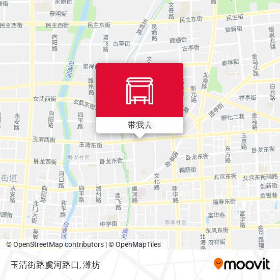 玉清街路虞河路口地图