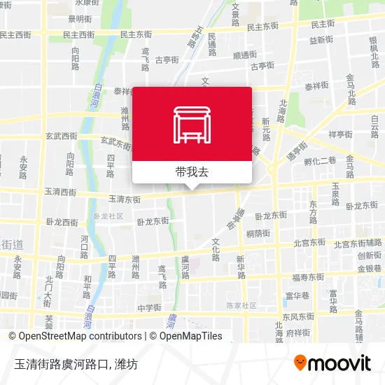 玉清街路虞河路口地图