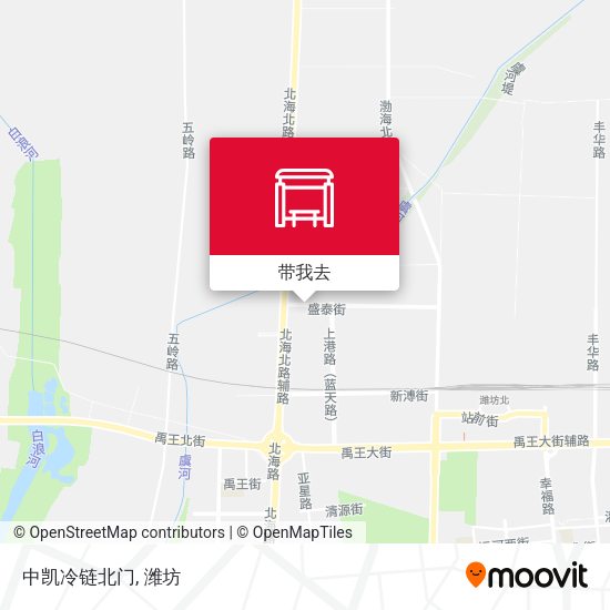 中凯冷链北门地图
