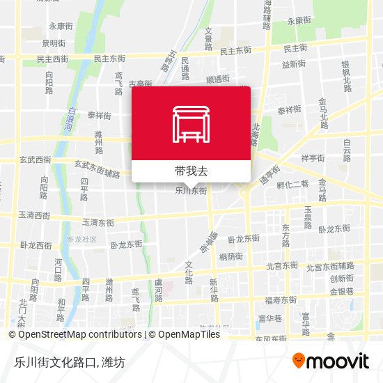 乐川街文化路口地图