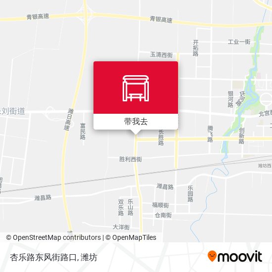 杏乐路东风街路口地图