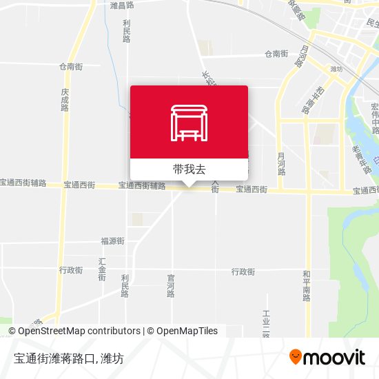 宝通街潍蒋路口地图
