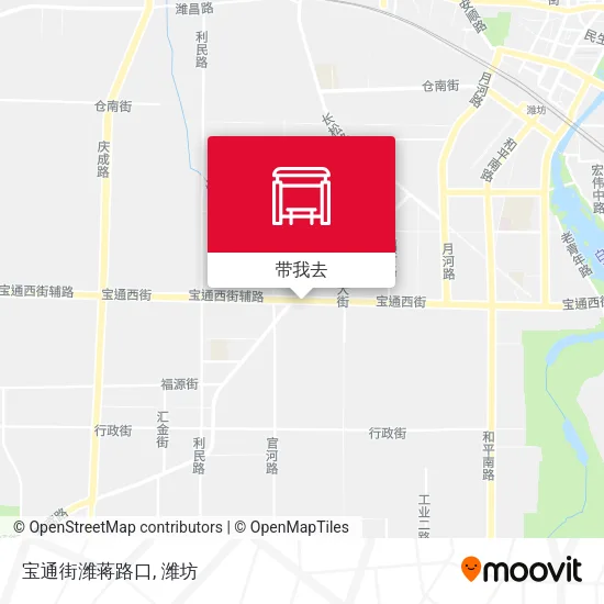 宝通街潍蒋路口地图