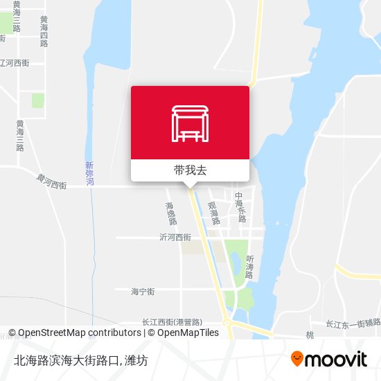 北海路滨海大街路口地图