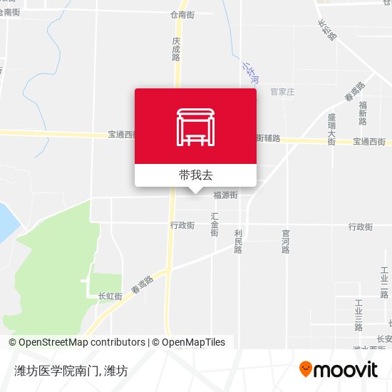 潍坊医学院南门地图