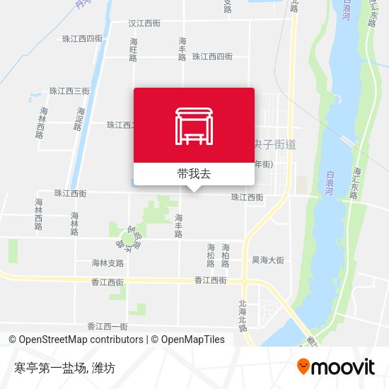 寒亭第一盐场地图