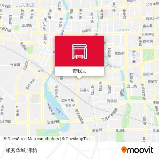 领秀华城地图