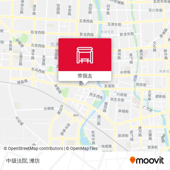 中级法院地图