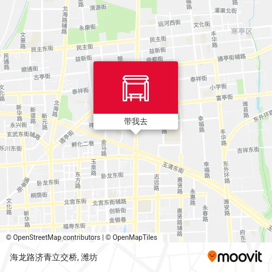 海龙路济青立交桥地图